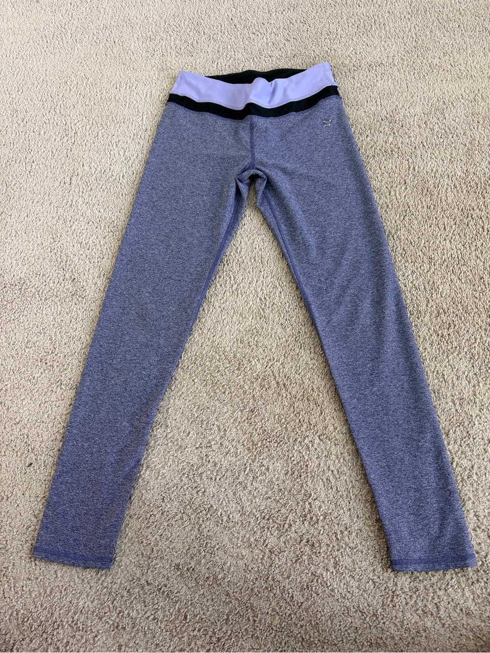 RBX  women’s Leggings with Lavender and Black Waistband